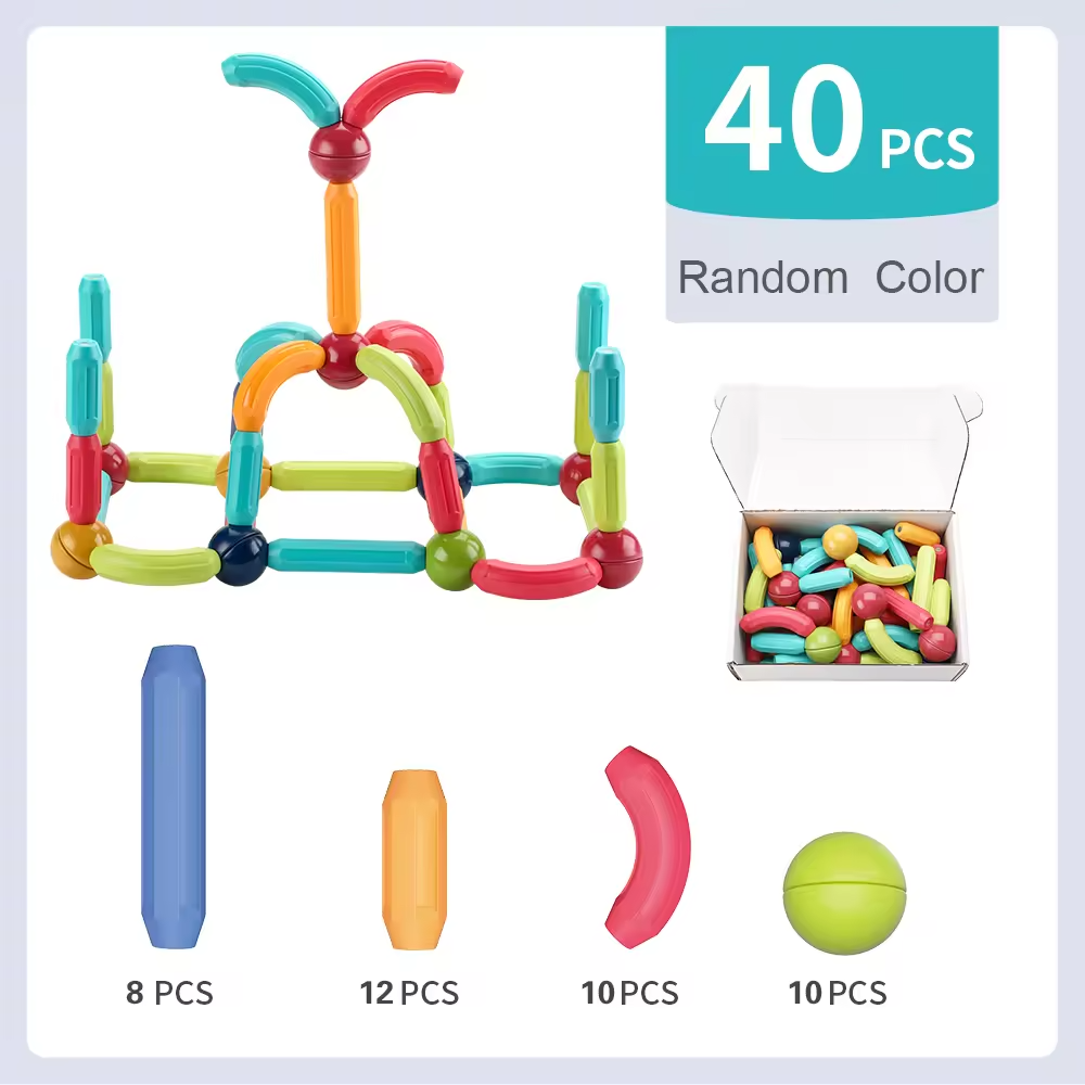 Magnetiska Byggklossar